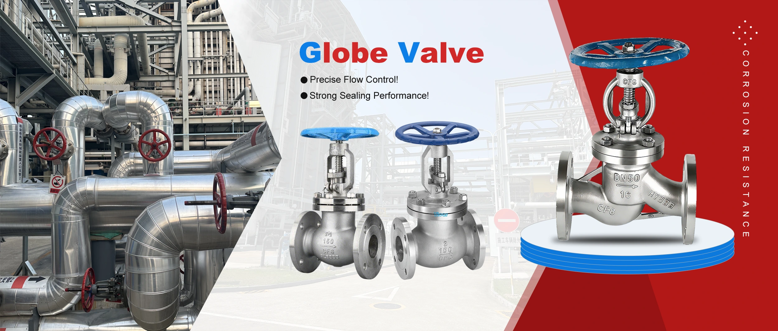 Kamfanin Direct Globe Valve a cikin Huadu