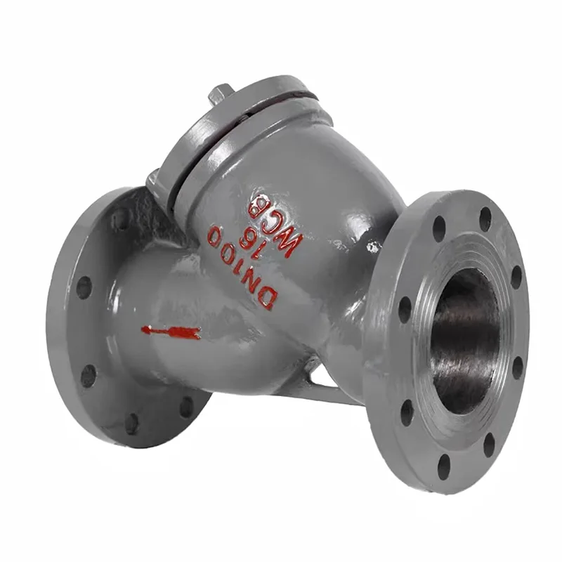 Carbon Karfe Flanged Y-type Tace