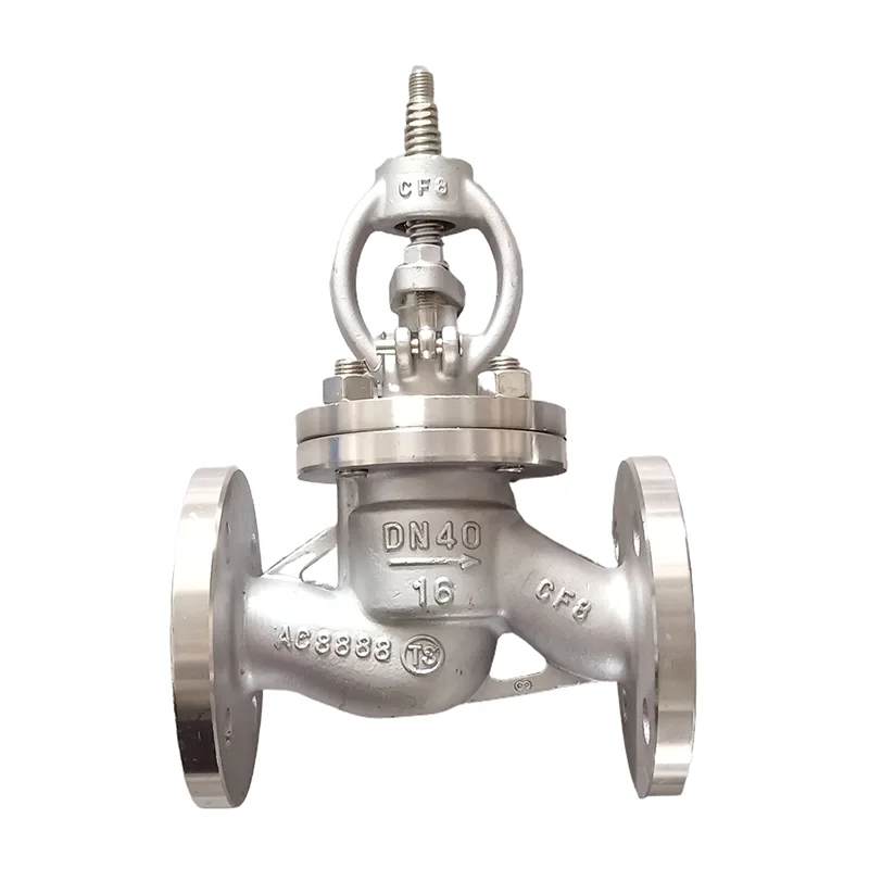 Bakin Karfe 304 Flanged Globe Valve