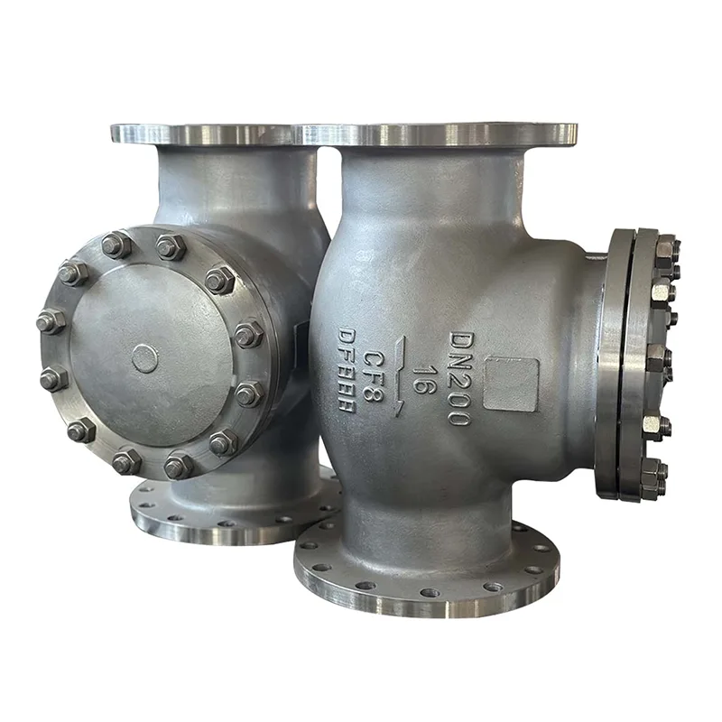 Bakin Karfe Flanged Check Valve