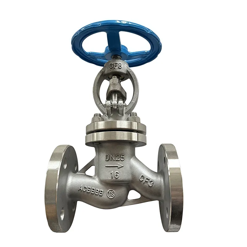 Bakin Karfe Globe Valve Flanged Ƙarshen